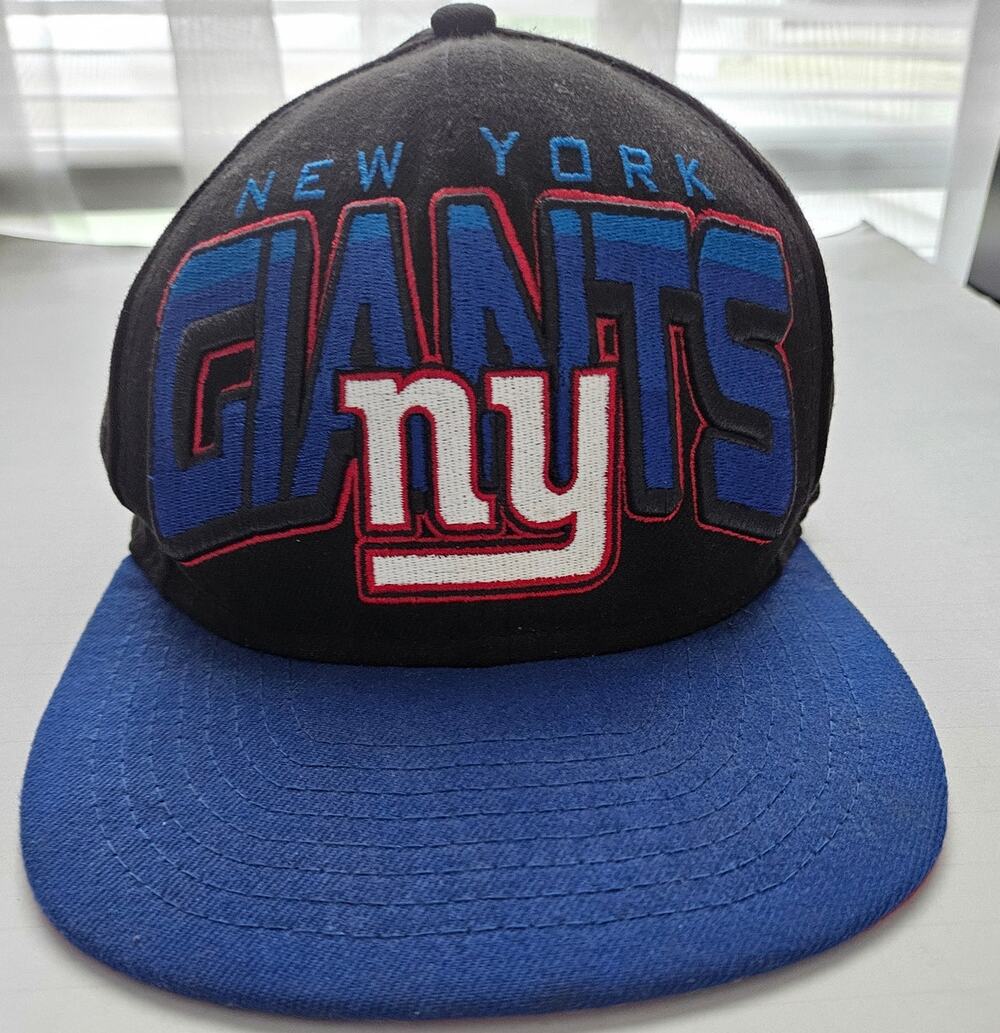 NY Giants Football NFL New Era 9Fifty Truckers Hat Black Blue Red White OSFM